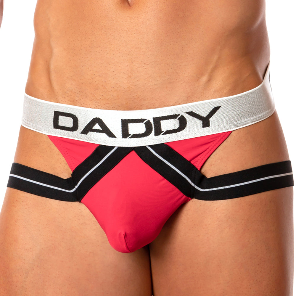 Daddy Underwear DDE030 Salon Jock Red